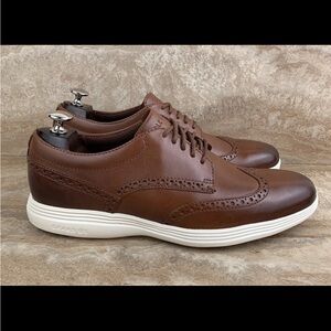 Cole Haan Grand Tour Wingtip Oxford Mens Dress Shoes Woodbury Ivory